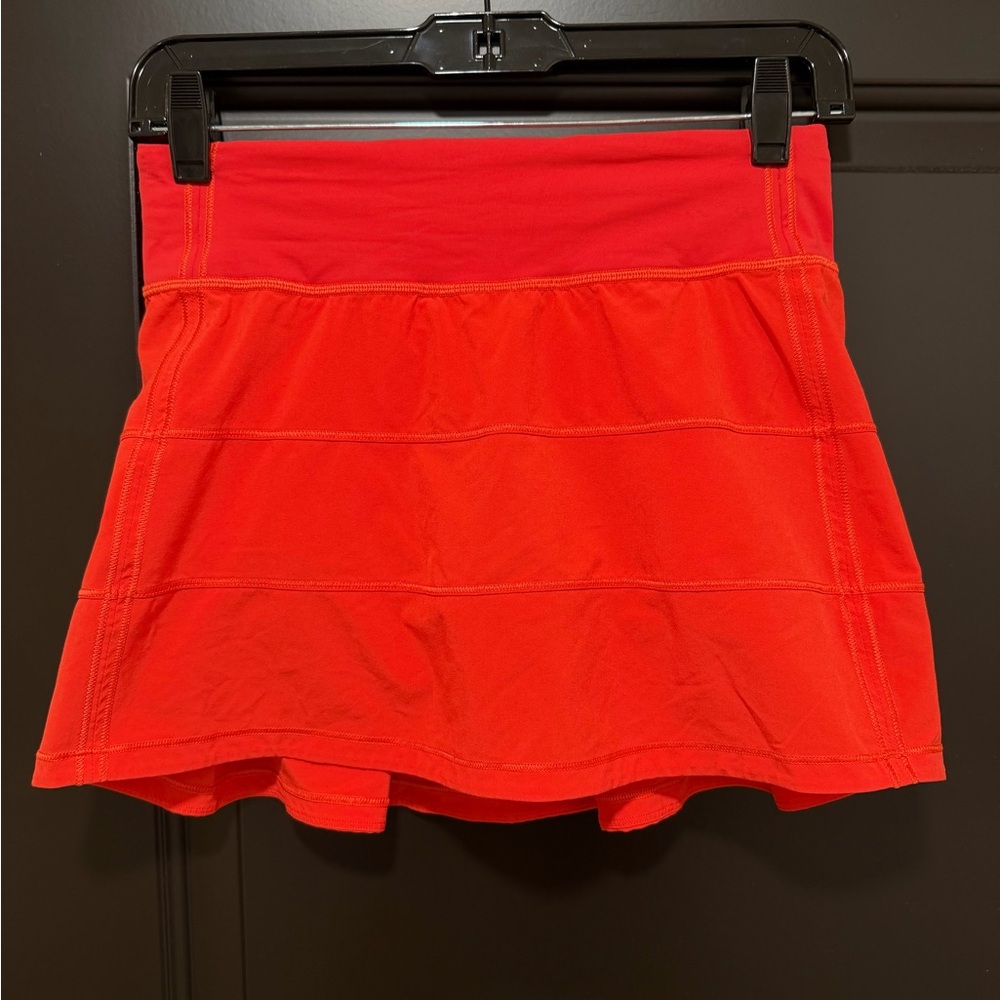 lululemon athletica Red Athletic Skirt